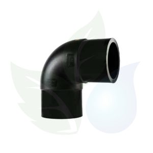 Polyethylene injected 90 degree elbow