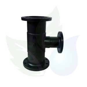 Three-way uneven flanged injection steel core