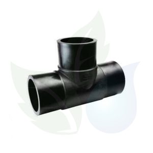 Three equal 90 degree injection polyethylene